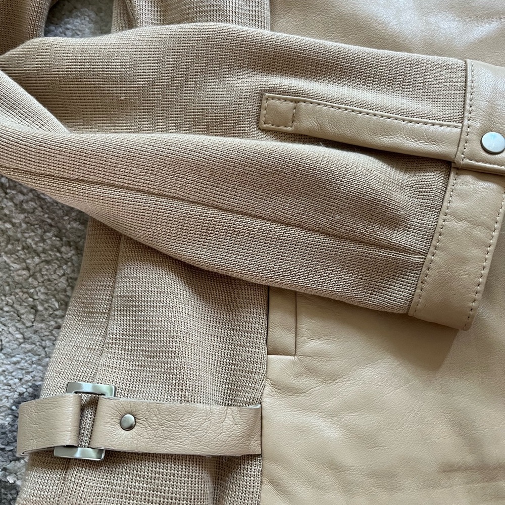 Vintage Danier Leather Moto Jacket Streetwear Y2K - Picture 6 of 8